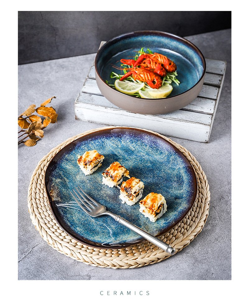 cf19a Handmade Ceramic Dinner Plate – Changeable Glaze Finish