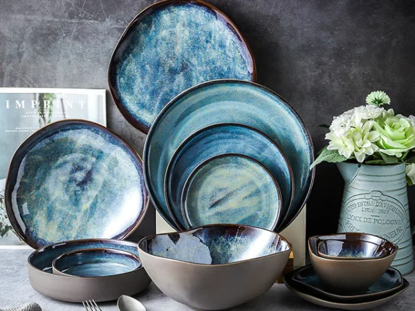 Handmade Ceramic Dinner Plate – Changeable Glaze Finish