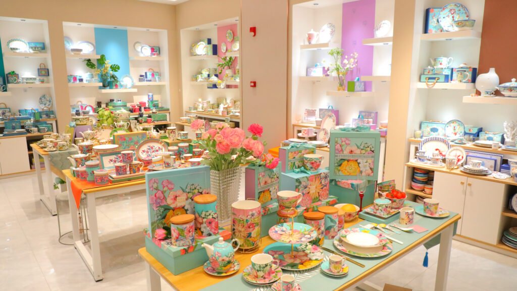 a ceramic tableware showroom from bosen living